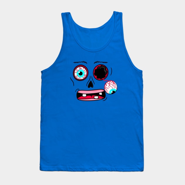 Zombie face Tank Top by JoanaJuheLaju1